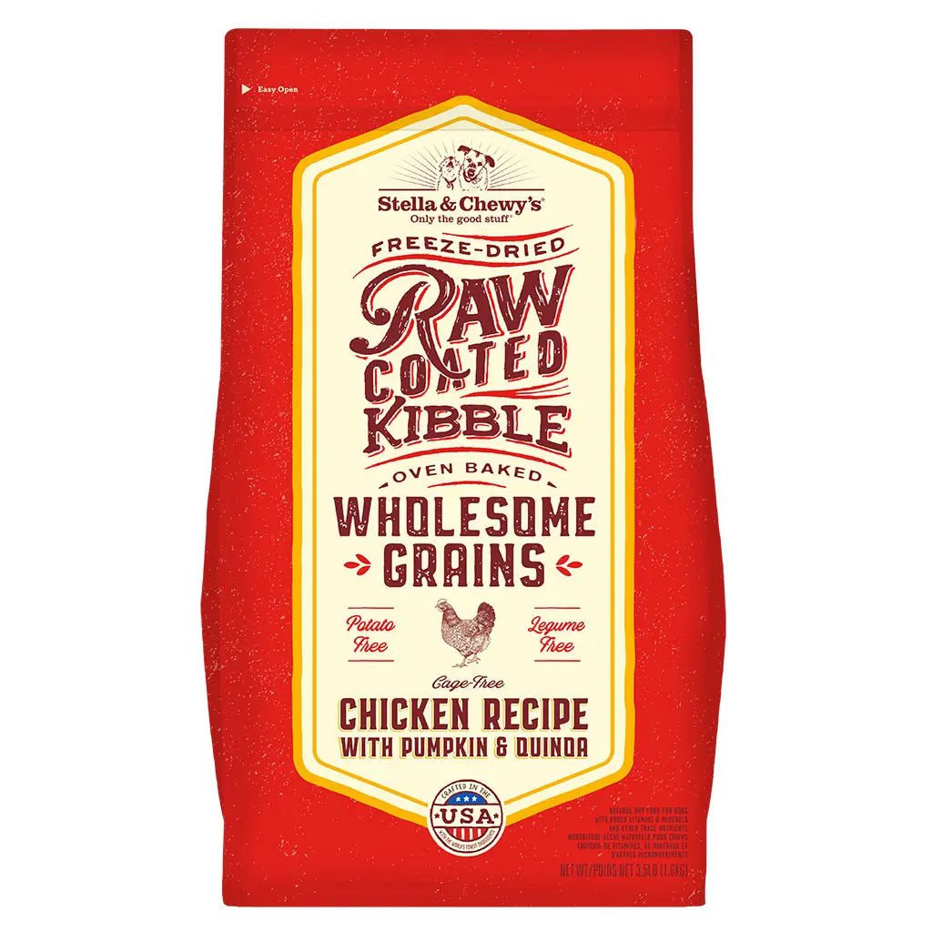 Stella & Chewy's - Chicken Recipe with Pumpkin & Quinoa Raw Coated Kibble Wholesome Grains(Dry Dog Food)